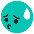 A embarrassed emoji for TikTok