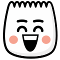 A joyful emoji for TikTok