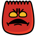 A rage emoji for TikTok