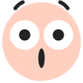 A surprised emoji for TikTok